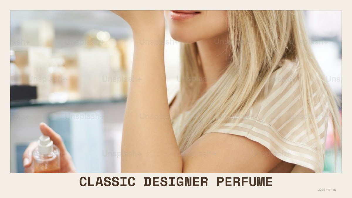 classic designer perfume
