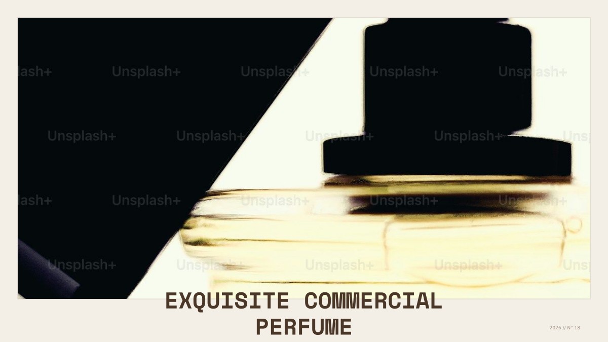 exquisite commercial perfume